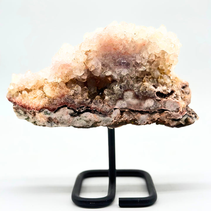 Pink Amethyst Free Form on Stand