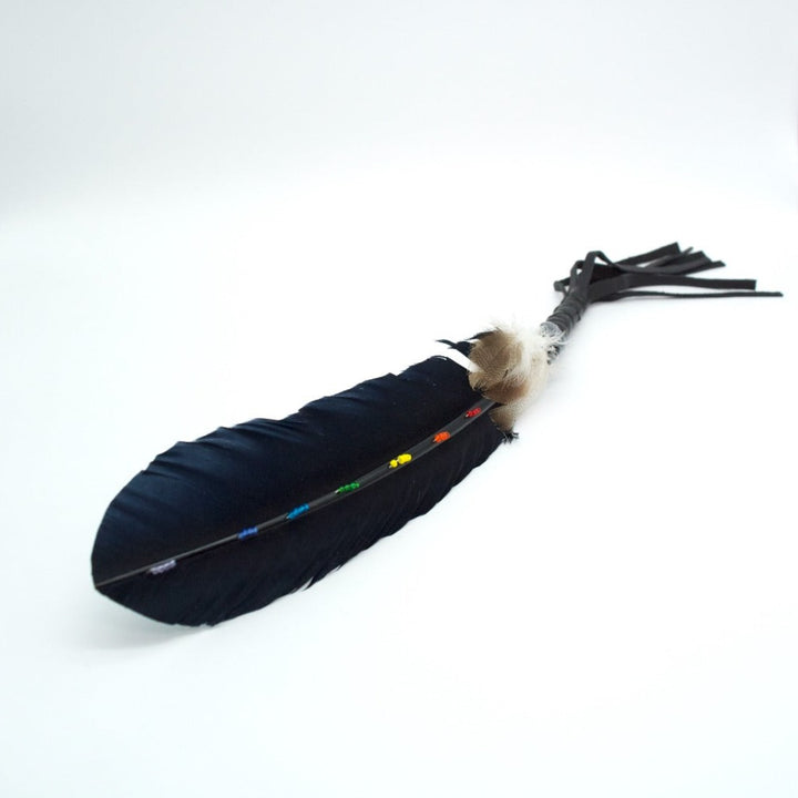 Smudging Feather by Cathy Starfire Woman