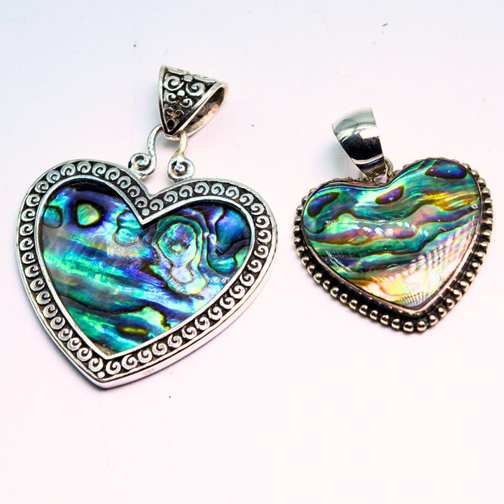 Abalone Heart Pendant