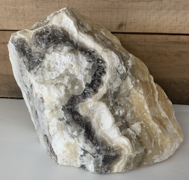 Yellow Phantom Calcite Home Decor Piece