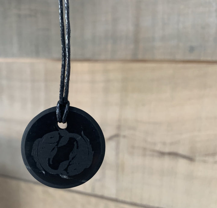 Shungite Astrology Pendant