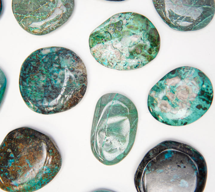 Chrysocolla Palm Stone