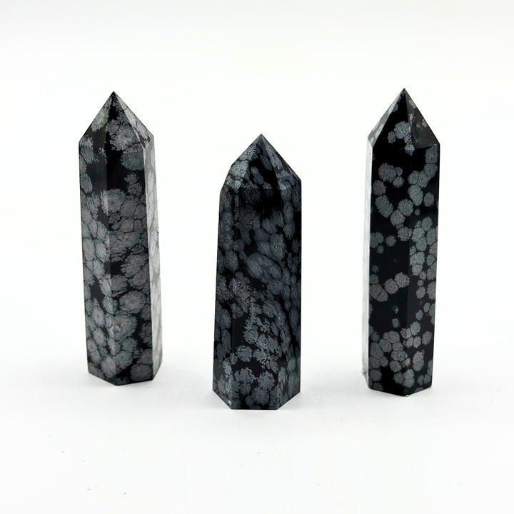 Snowflake Obsidian Polished Point