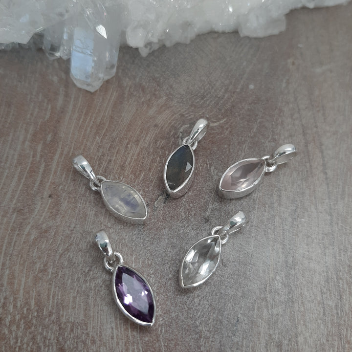 Crystal Vesica Pisces Pendant