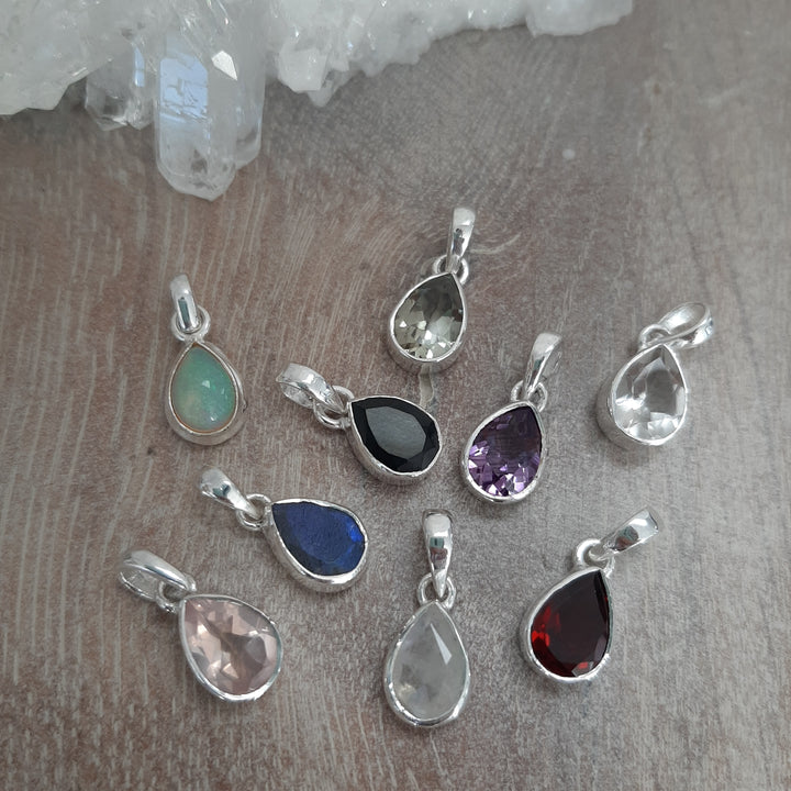 Crystal Teardrop Pendant