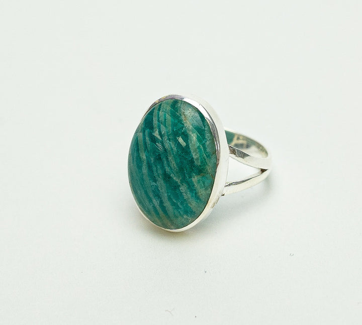 Amazonite Oval Ring