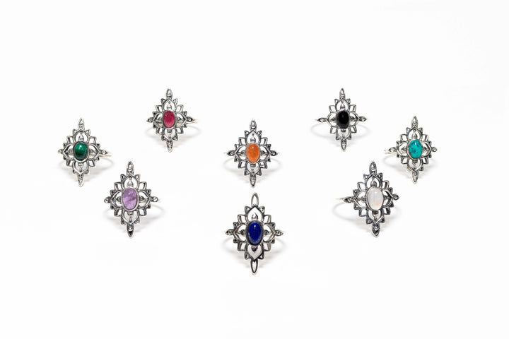 Crystal Mandala Ring