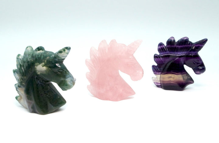 Crystal Unicorn Figurines