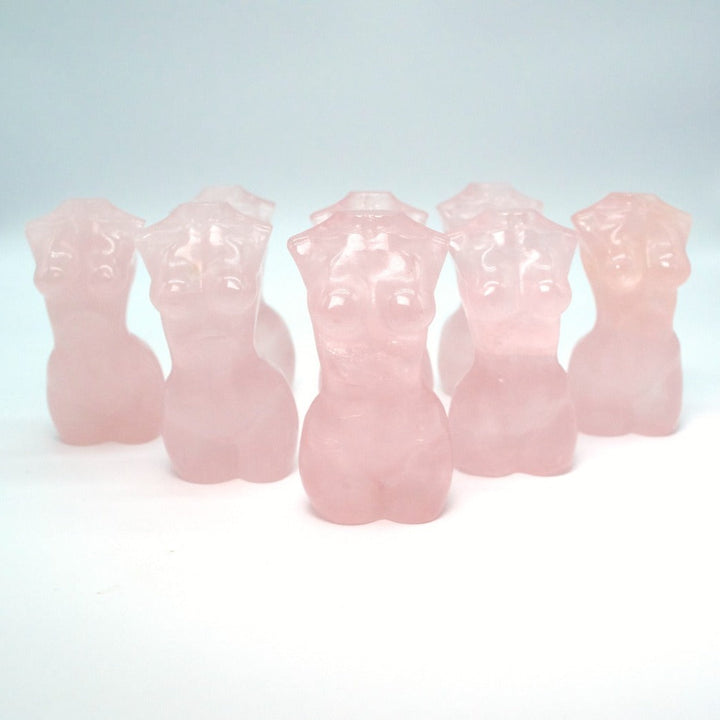 Rose Quartz Goddess Figurines