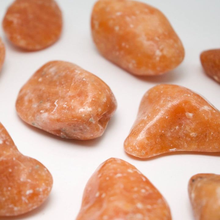 Orange Calcite Touchstone
