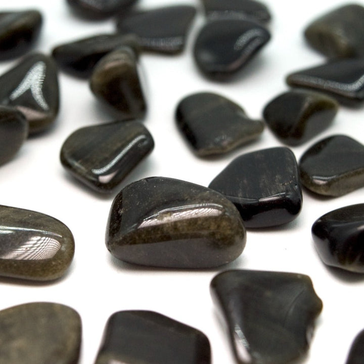 Gold Sheen Obsidian Tumbled Stone