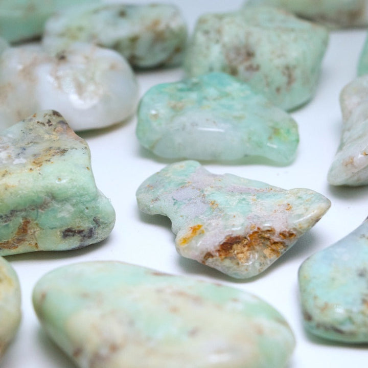 Chrysoprase Tumbled Stone (Rare Find)