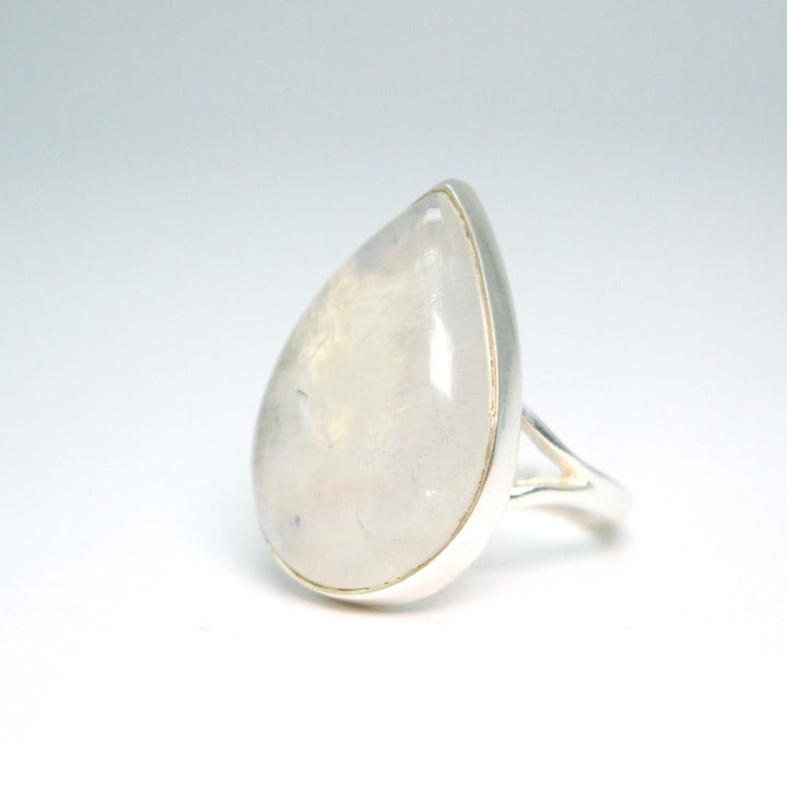 Moonstone Teardrop Ring