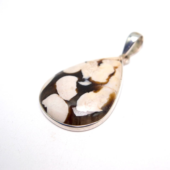 Peanut Wood Teardrop Pendant