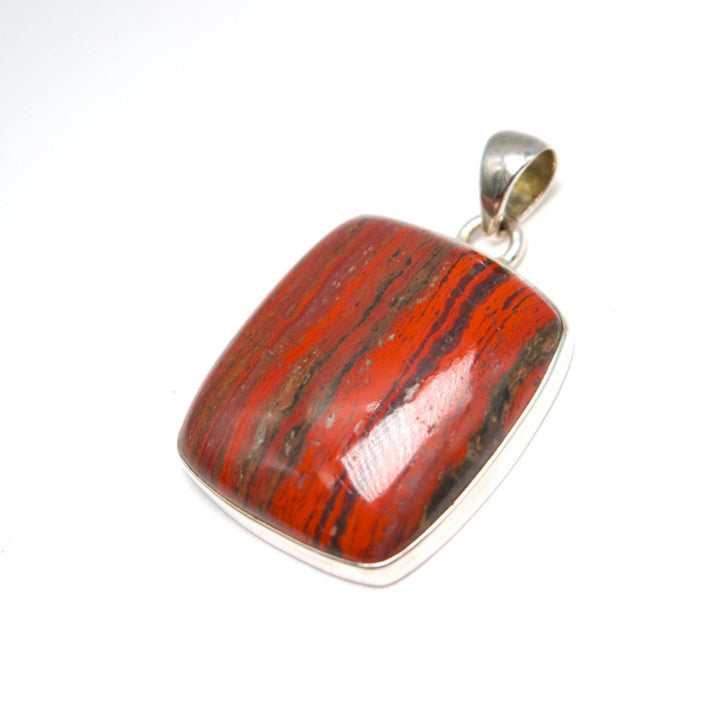 Snakeskin Jasper Square Pendant