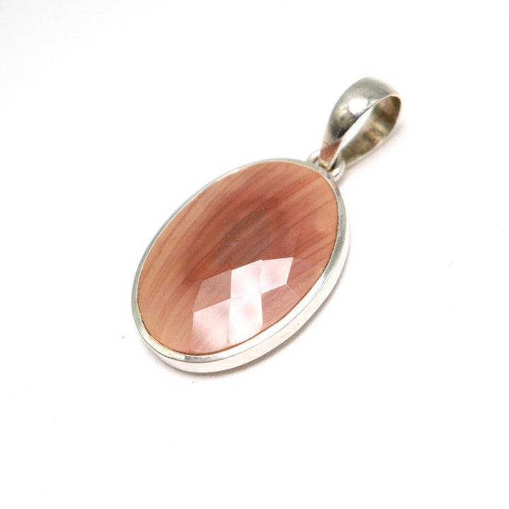 Imperial Jasper Oval Faceted Pendant