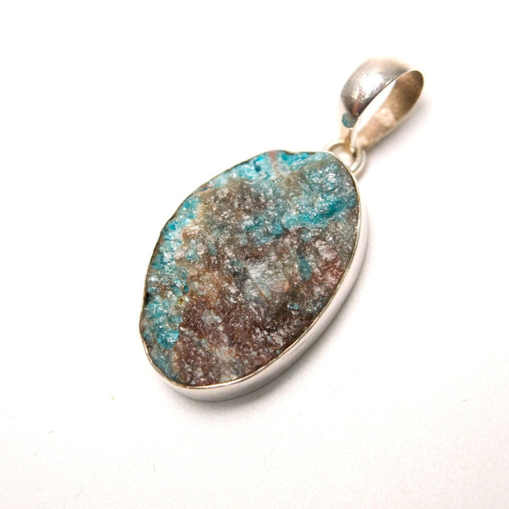 Apatite Raw Oval Pendant