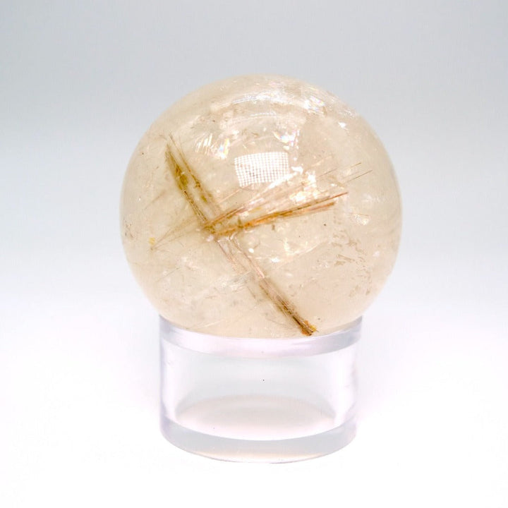 Rutilated Citrine Sphere
