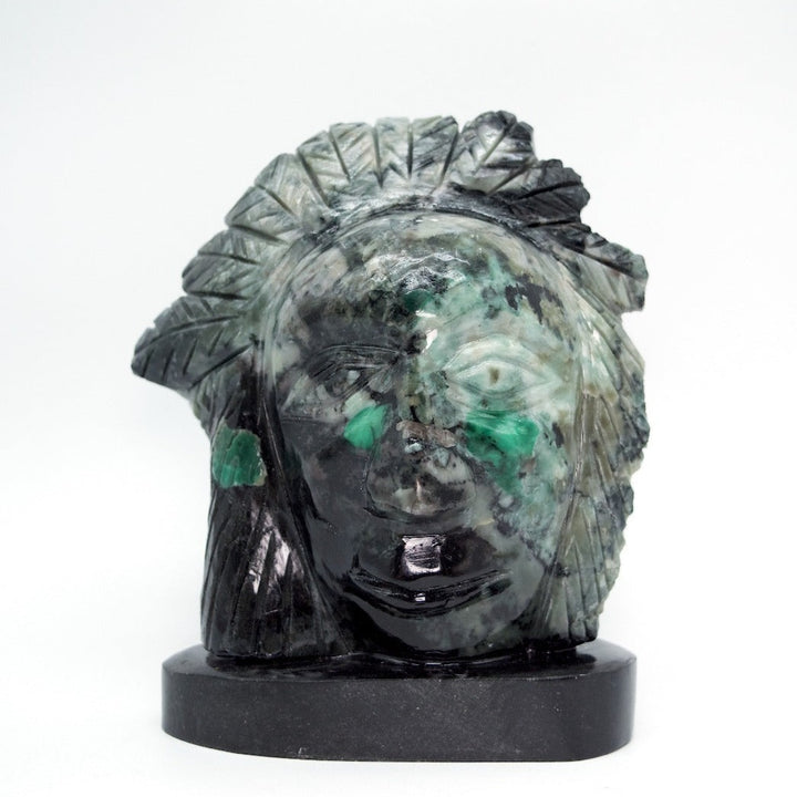Emerald Head Carving