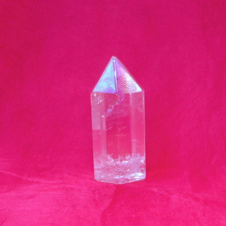 Angel Aura Quartz Polished Point