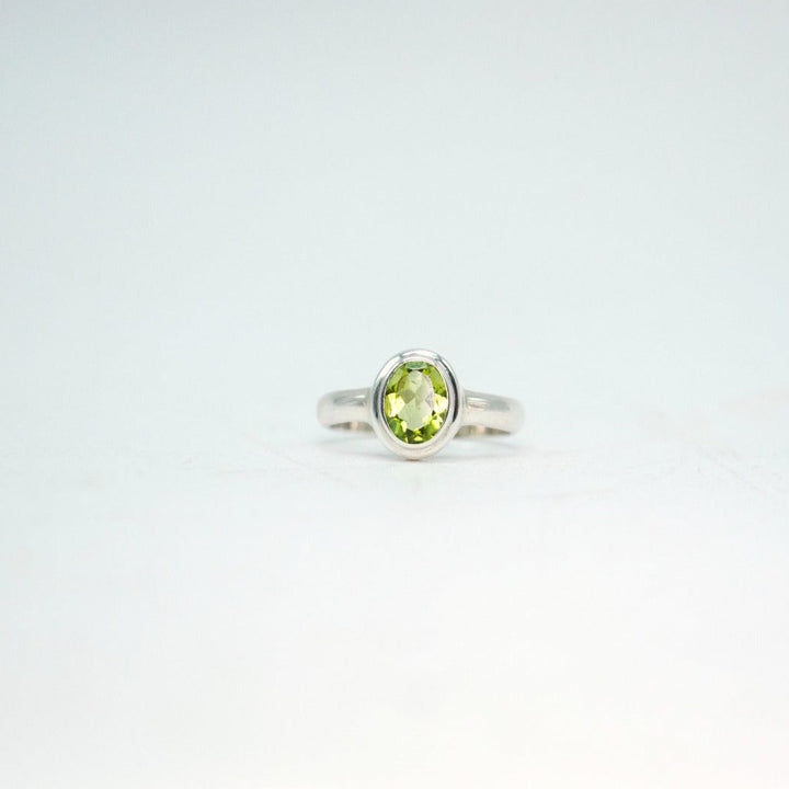 Peridot Oval Ring