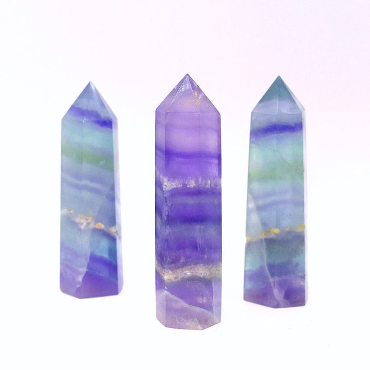 Rainbow Fluorite Polished Point