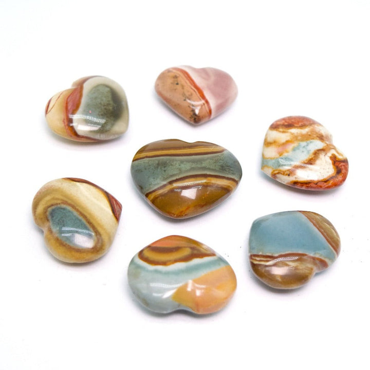 Ocean Jasper Mini Polished Heart