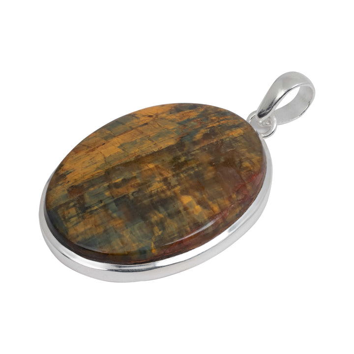 Tiger Eye Polished Oval Pendant