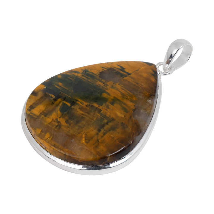 Tiger Eye Teardrop Pendant