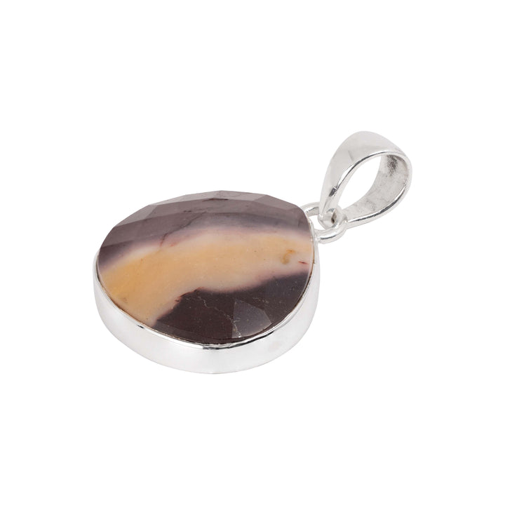 Mookaite Teardrop Faceted Pendant