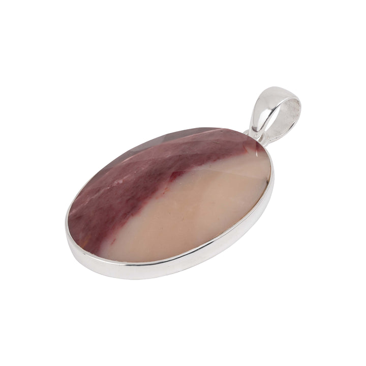 Mookaite Oval Faceted Pendant
