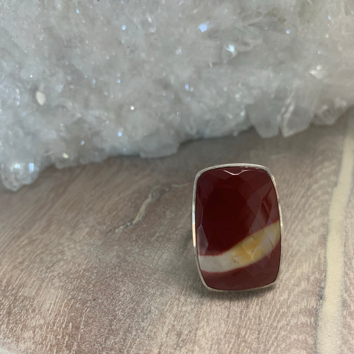 Mookaite Rectangle Ring