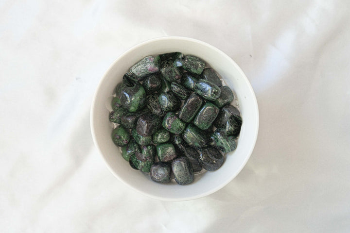 Ruby Zoisite Tumbled Stone