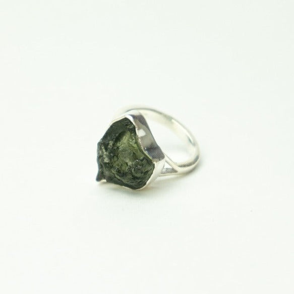 Moldavite Ring