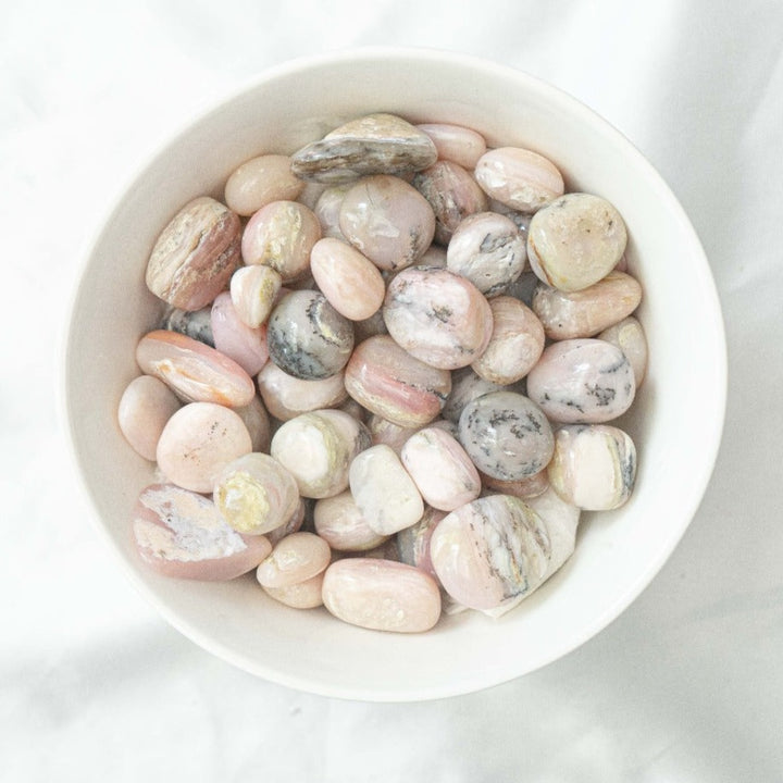 Pink Opal Tumbled Stone