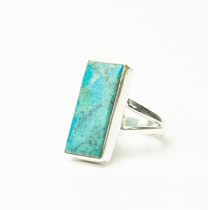 Tibetan Turquoise Rectangle Ring