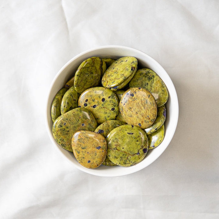 Atlantasite Palm Stone